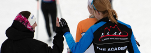 AWCA athletes high five